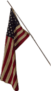 US flags were handmade out of hemp
